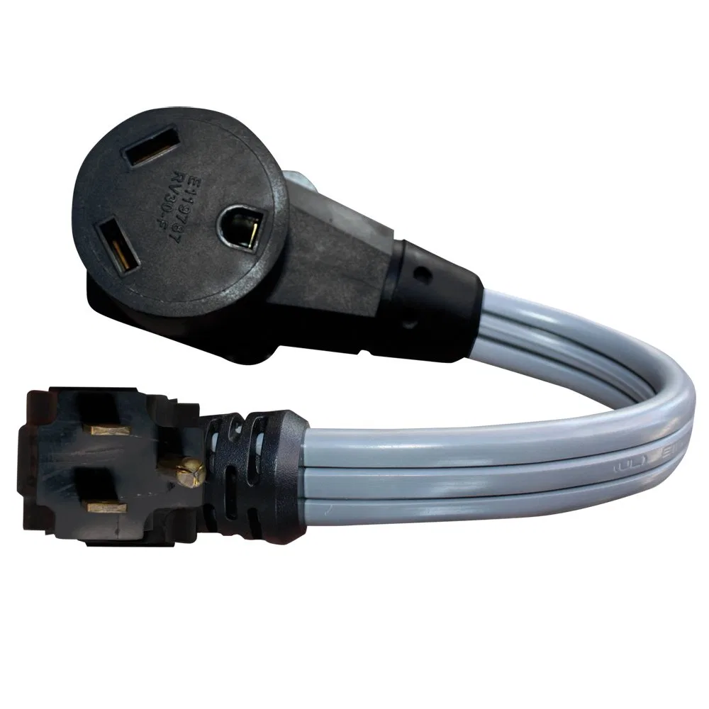 16-00568 – AP PRODUCTS Power Cord Adapter, For Connecting RV Power Inlet To Generator Power Source 5-15P Plug And 30 ...